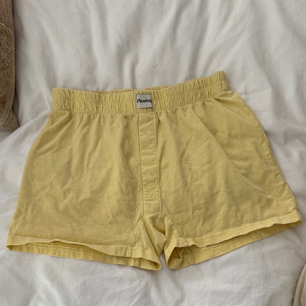 Pleasing Yellow Boxer Shorts